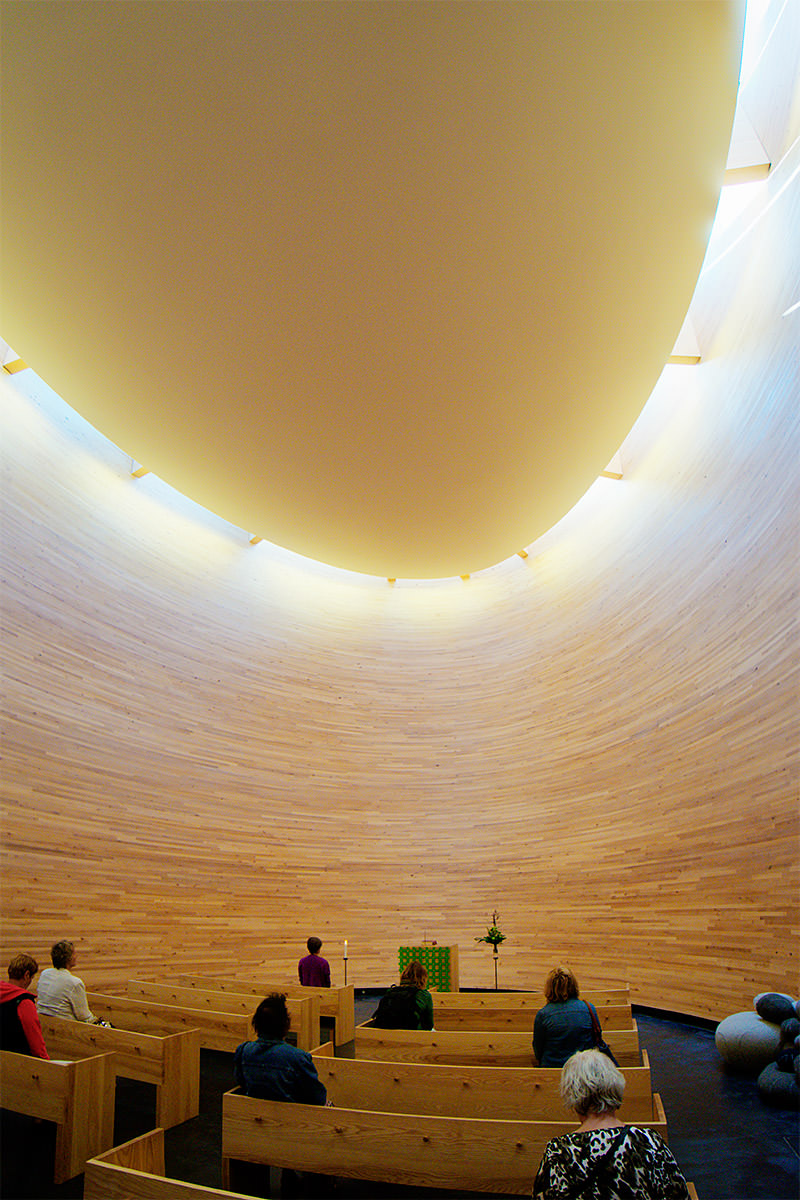 Kamppi Chapel of Silence Interior