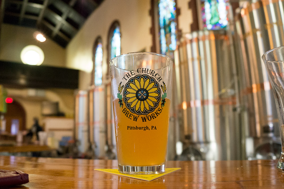 The Church Brewery Glass