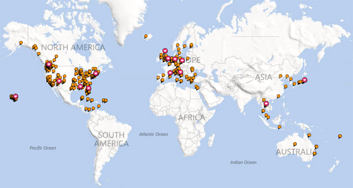 Dave Travel Map