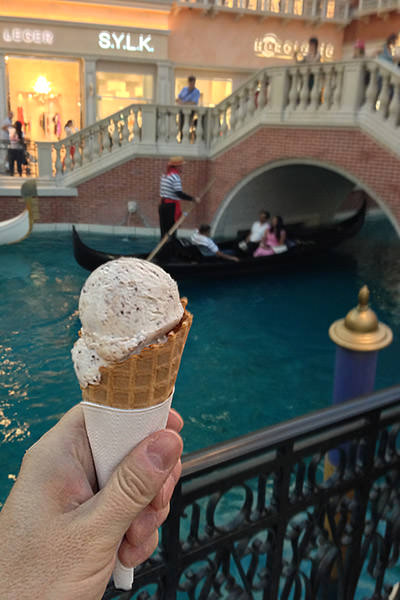 Gelato at The Venetian