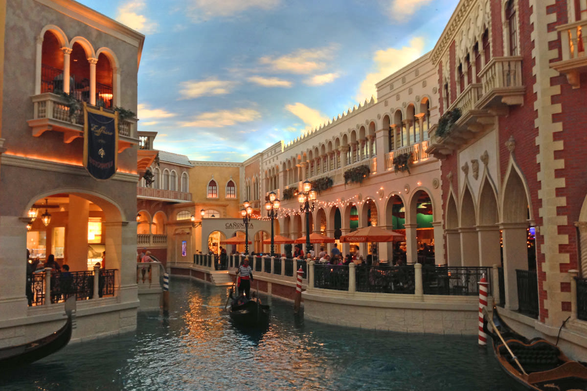 Gondolas at The Venetian