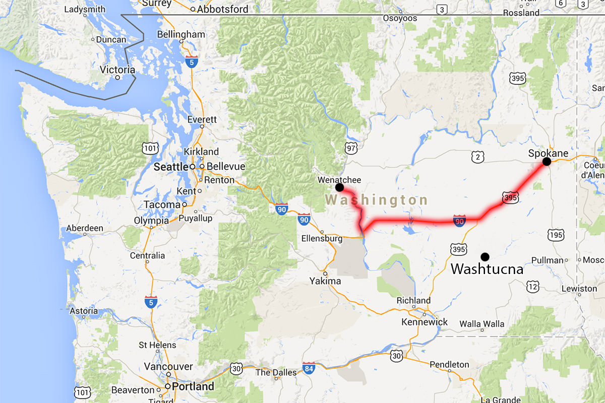 Washington and Washtucna
