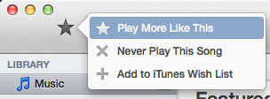 ITunes Radio Like