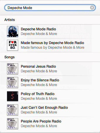 ITunes Radio New Station