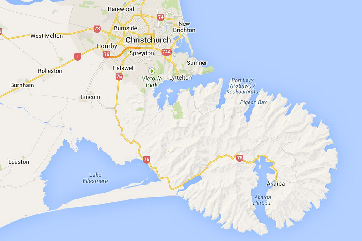 Google Map Christchurch