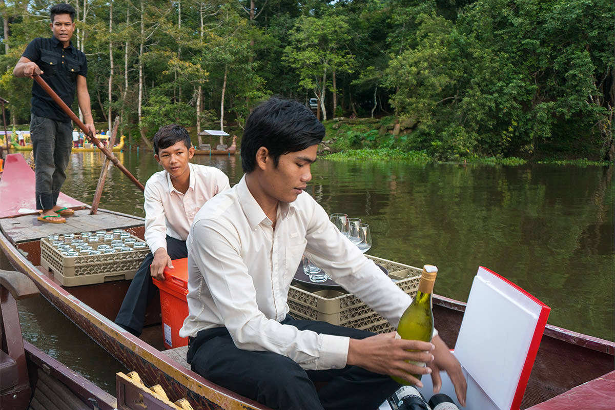 Angkor Gondola Ride Bar Boat