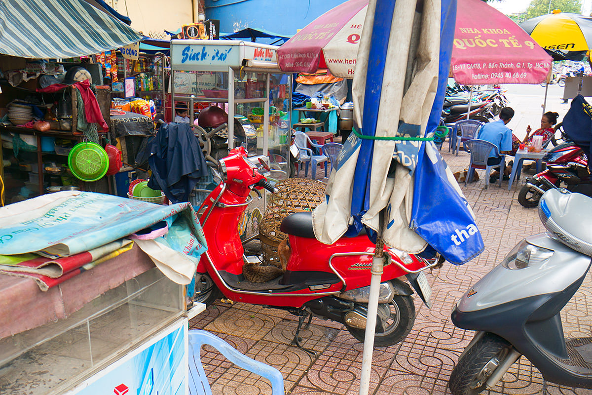 Ho Chin Minh City Sidewalk