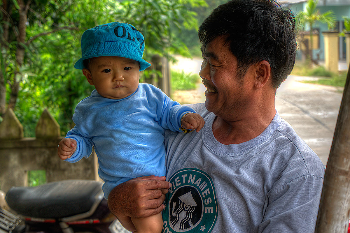 Father and Son in Vietnam