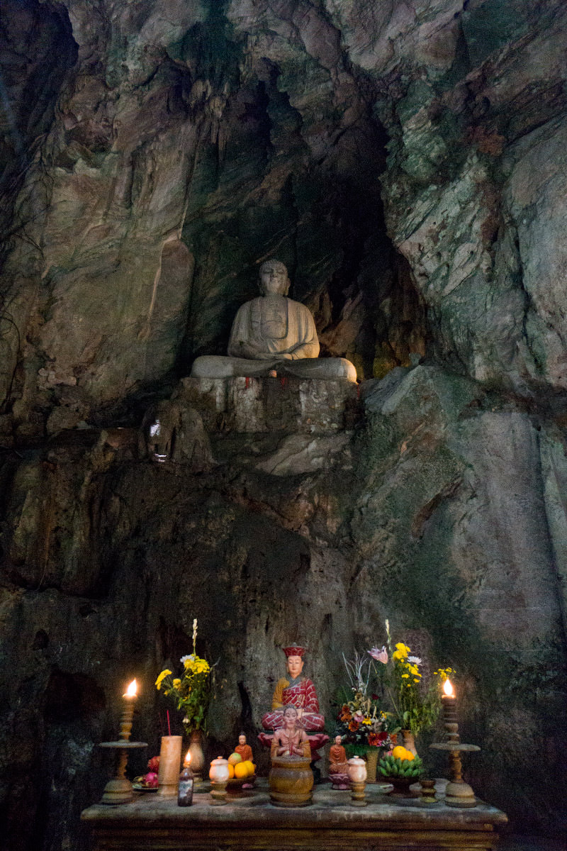 Marble Mountain Cave Buddha