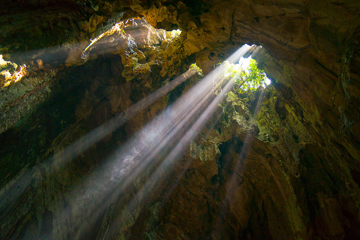 Marble Mountain Cave Light