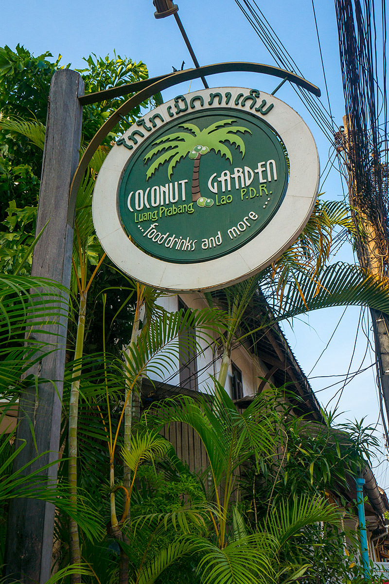 Coconut Garden Restaurant Luan Prabang Laos