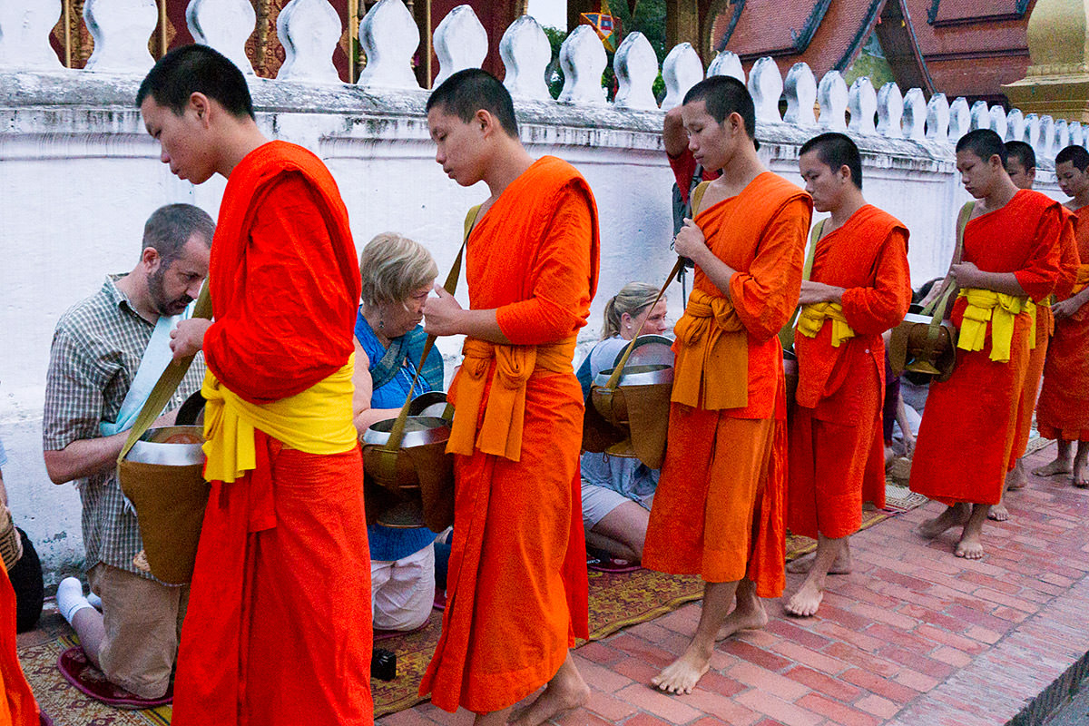 Morning Alms to the Monks