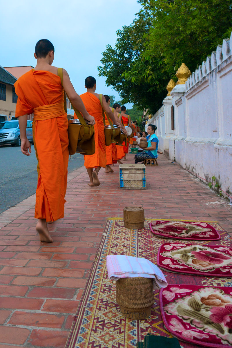 Morning Alms to the Monks