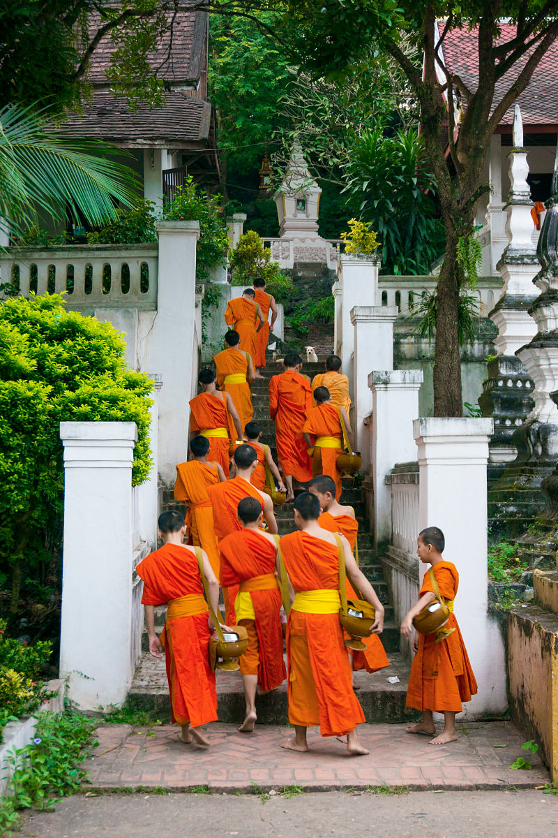 Morning Alms to the Monks