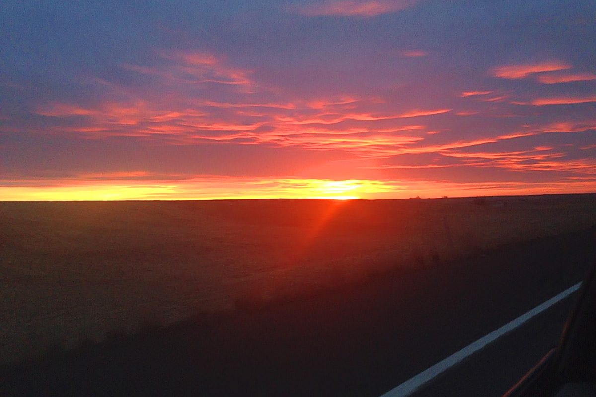 Spokane Basin Sunset