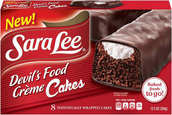 Sara Lee Devil's Food Creme Cakes