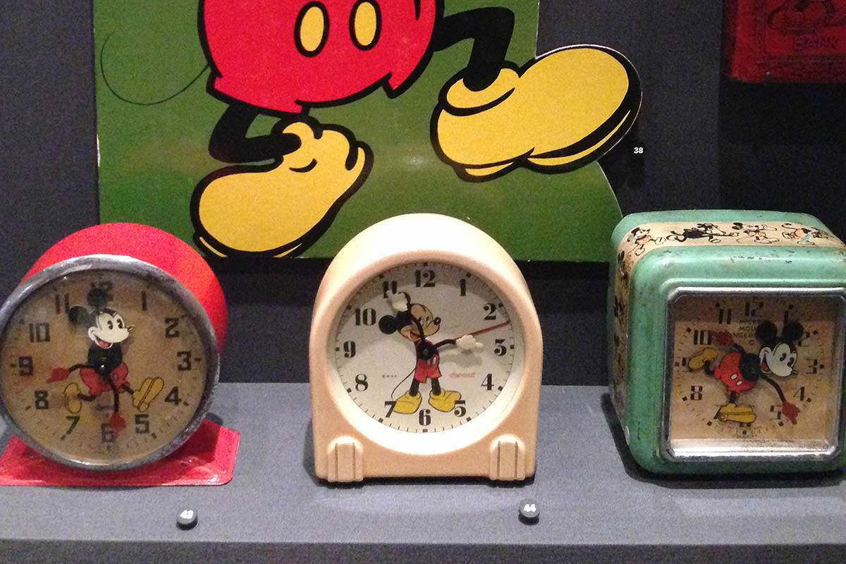 Walt Disney Family Museum Mickey Clocks