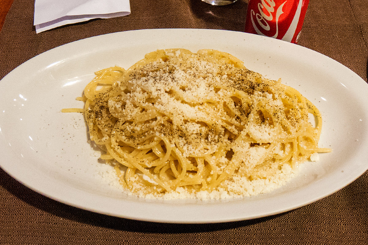 Cacio e Pepe in Rome