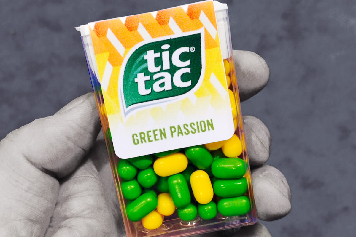 GREEN PASSION Tic Tacs