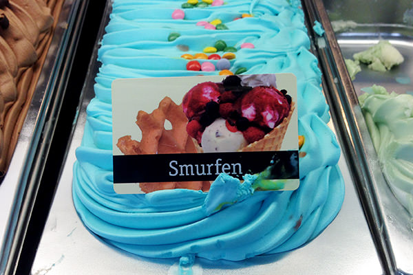 Smurf-Flavored Gelato