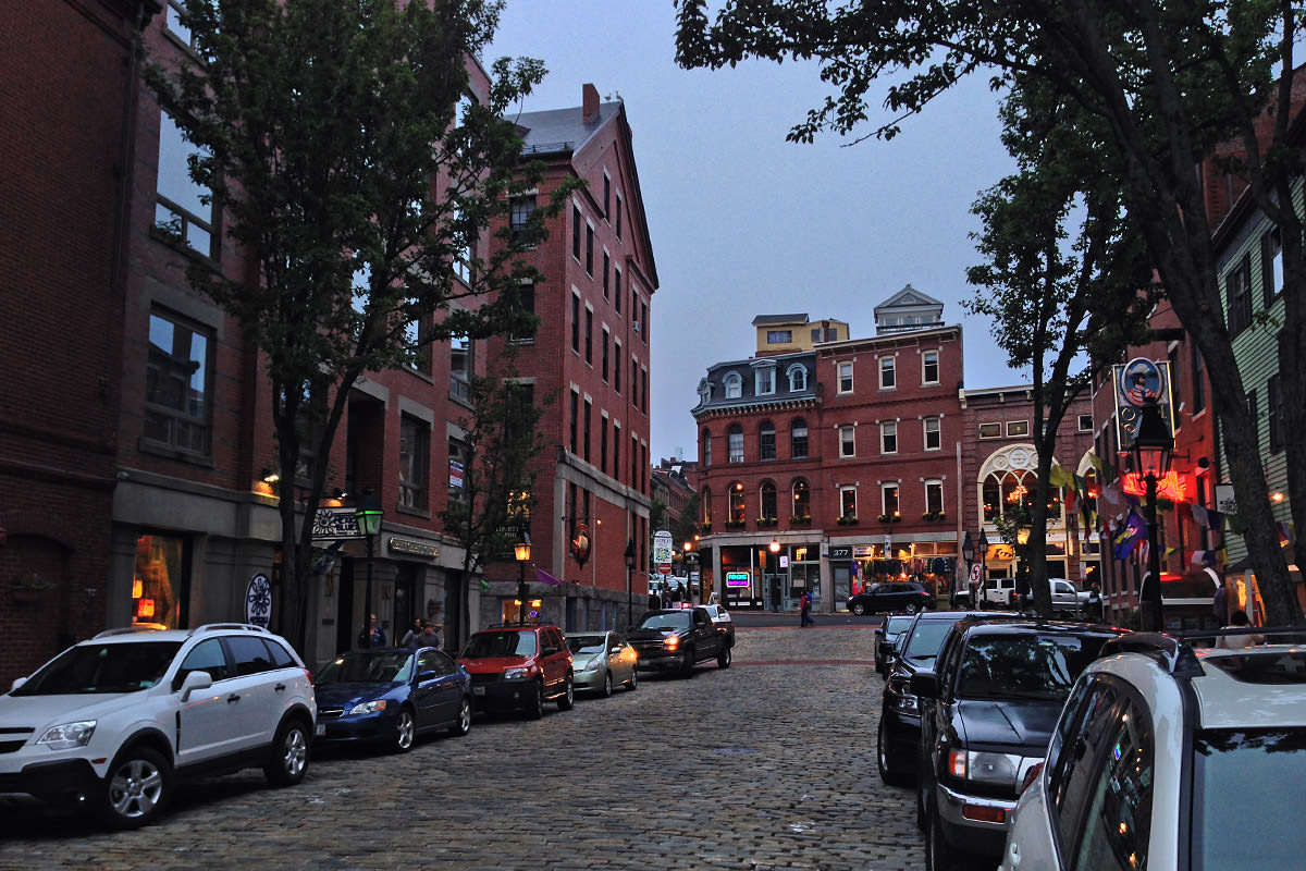 Downtown Old Town Portland, Maine