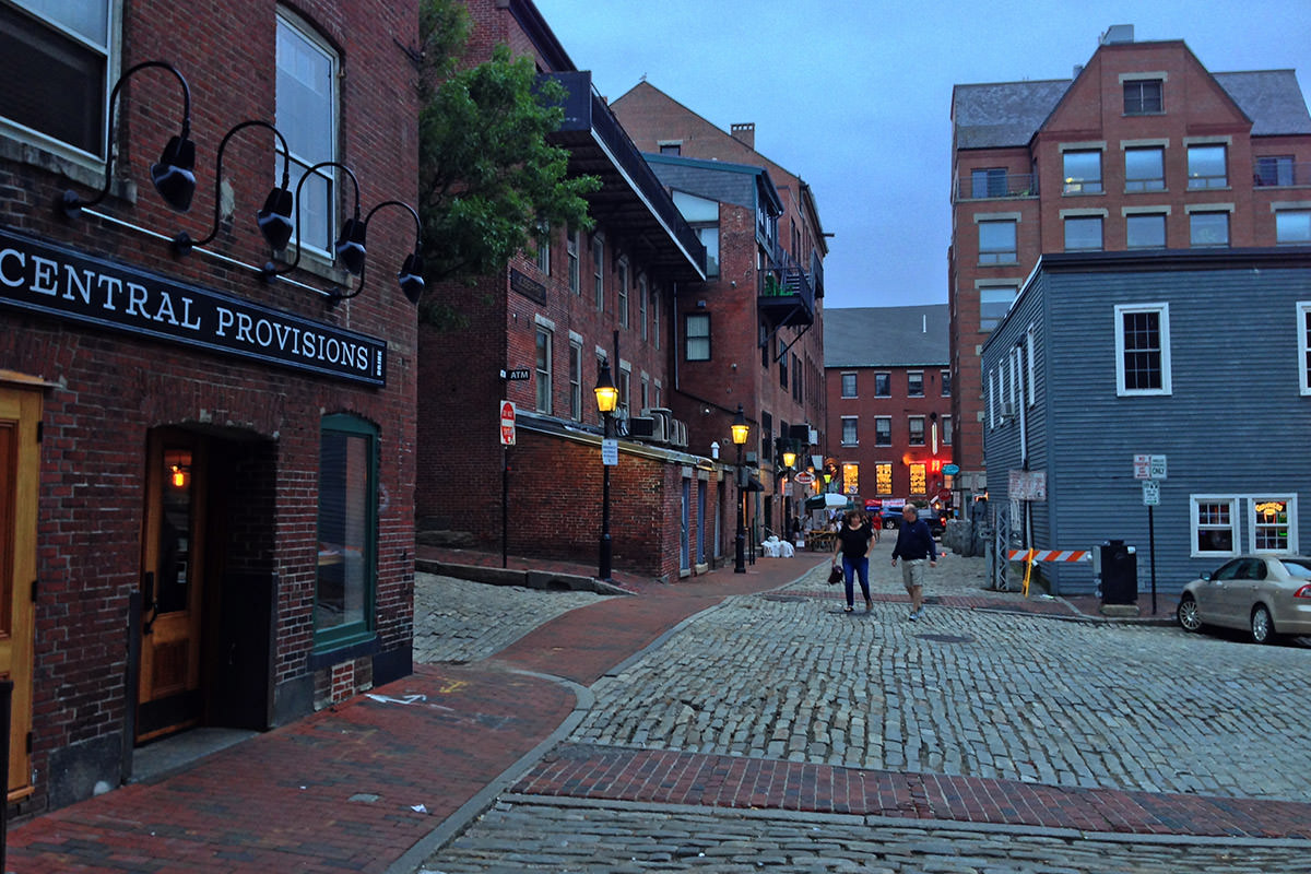 Downtown Old Town Portland, Maine