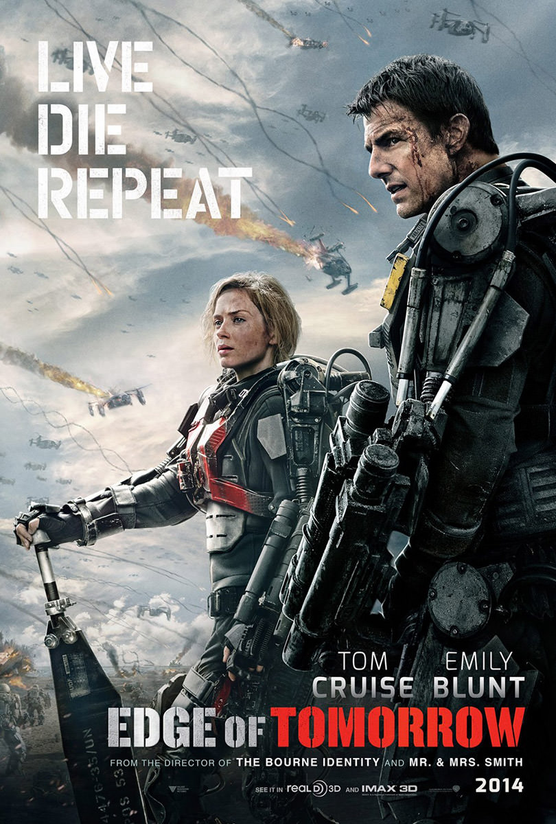 Edge of Tomorrow Movie Poster: Live. Die. Repeat.