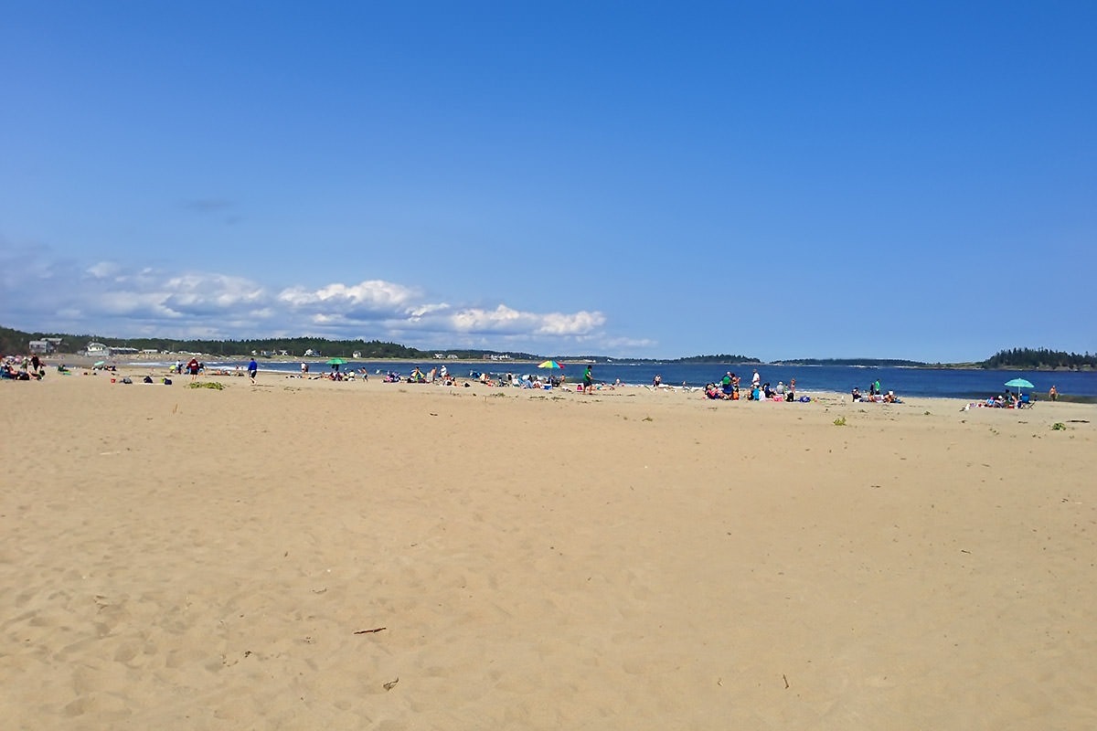 Popham Beach State Park Maine