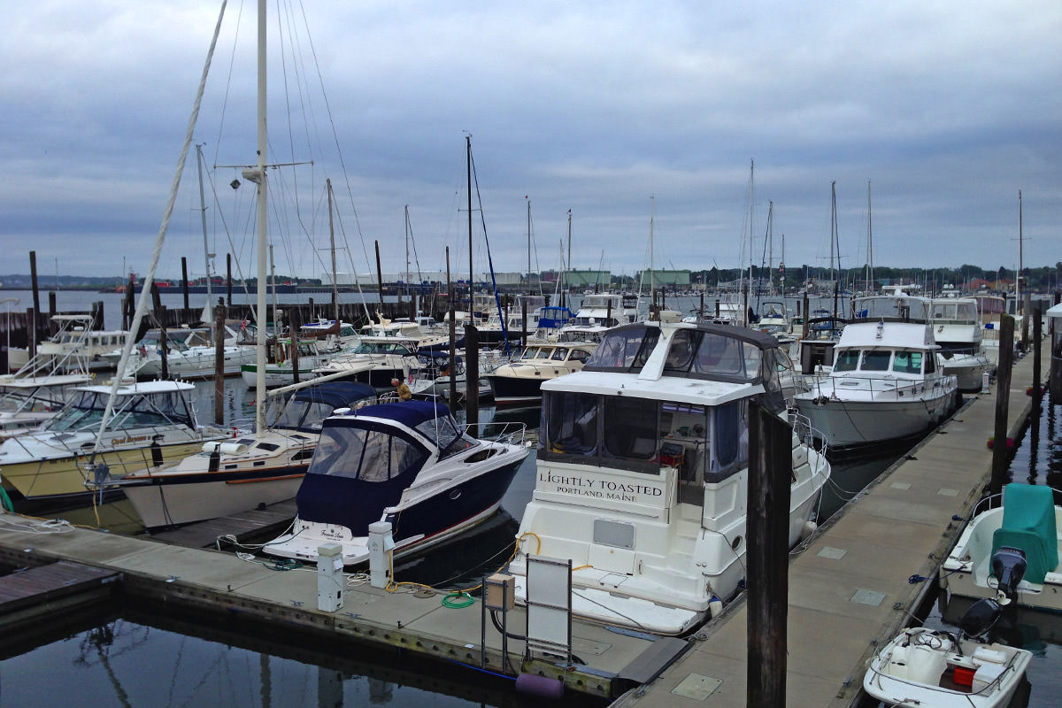 Waterfront in Portland, Maine