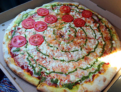 Road Pizza from Famous Ed's Spokane... David's DaVinci Pizza