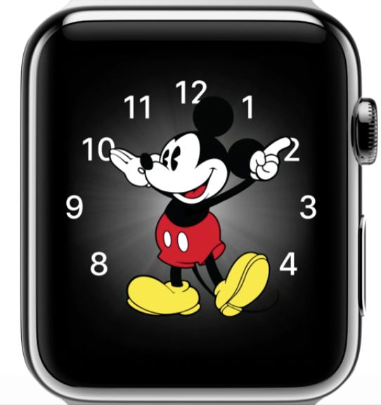 Apple Watch Mickey Mouse Face
