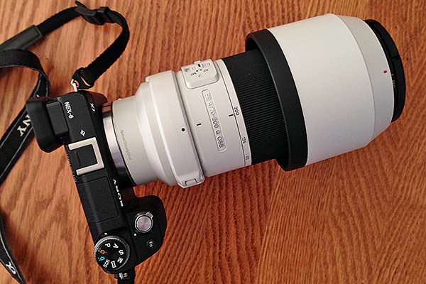 Sony FE 70-200 on a Sony NEX-6 Body