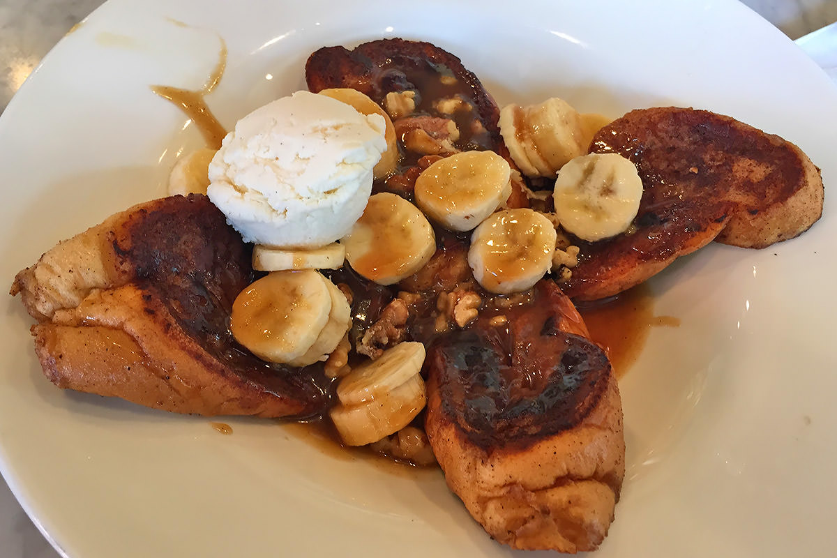Bananas Foster French Toast.