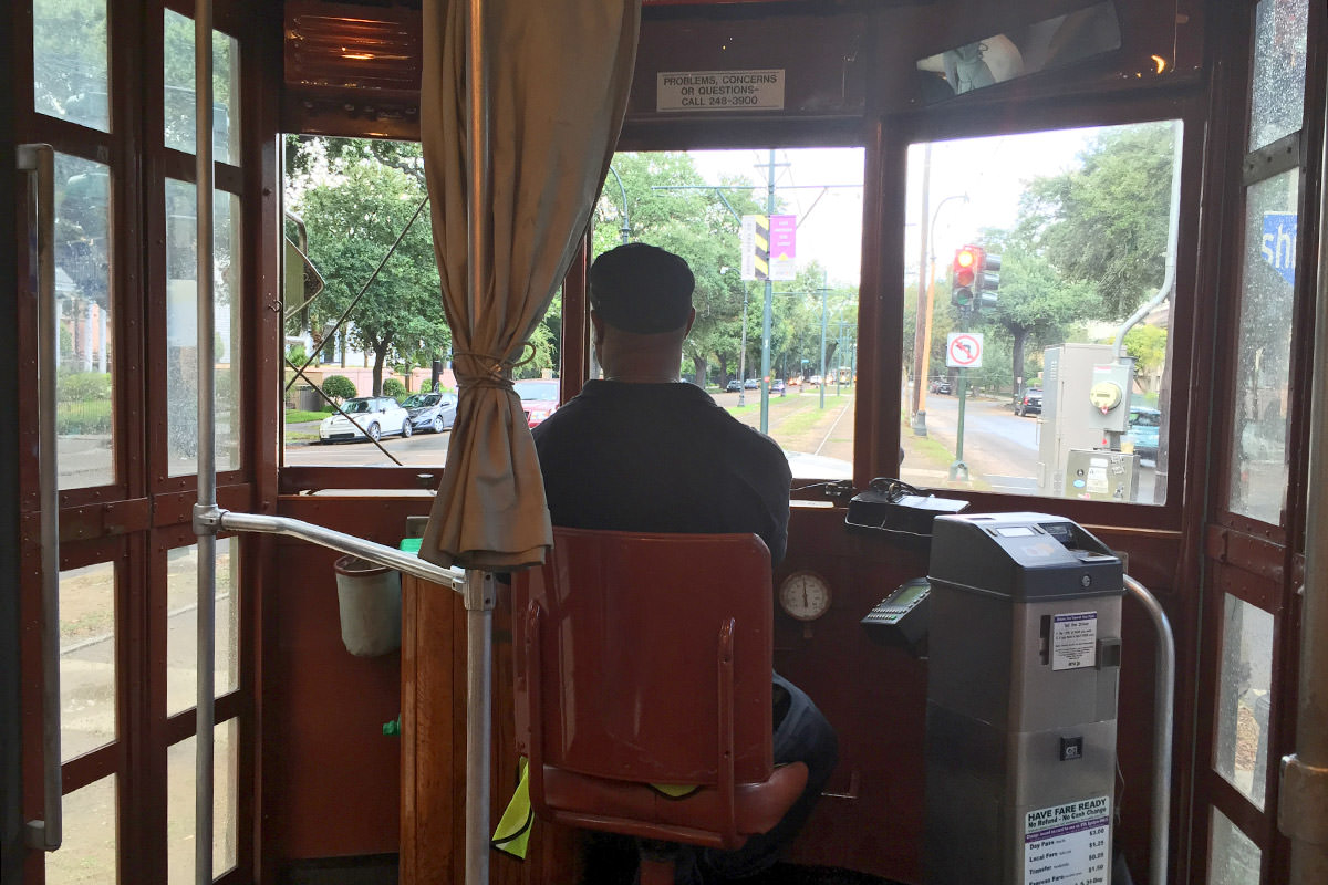 St. Charles St. Streetcar.