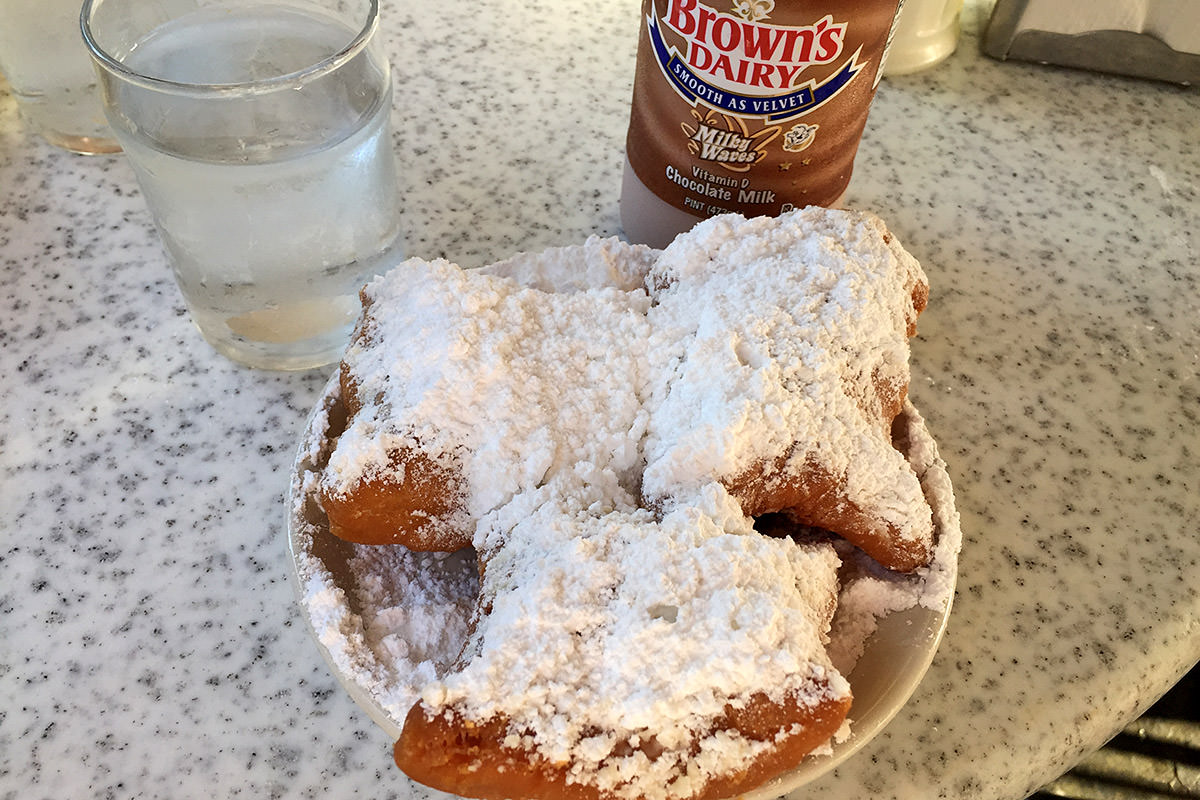 Beignets at Cafe Du Monde.