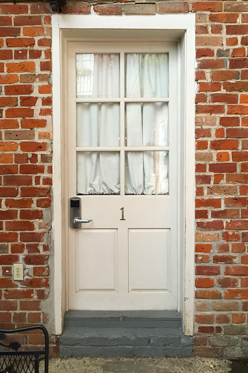 My Hotel Room Door.