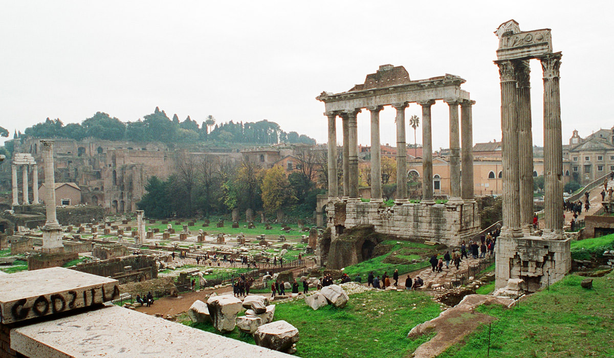 The Roman Forum Ruins