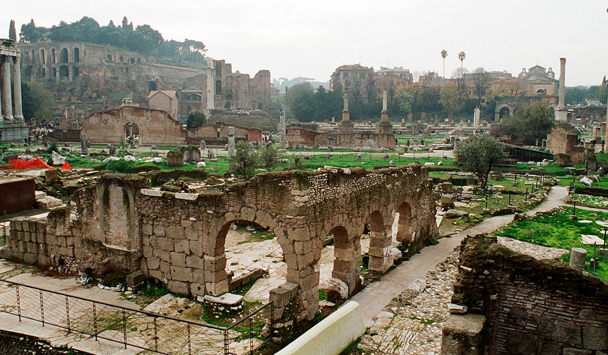 The Roman Forum Ruins