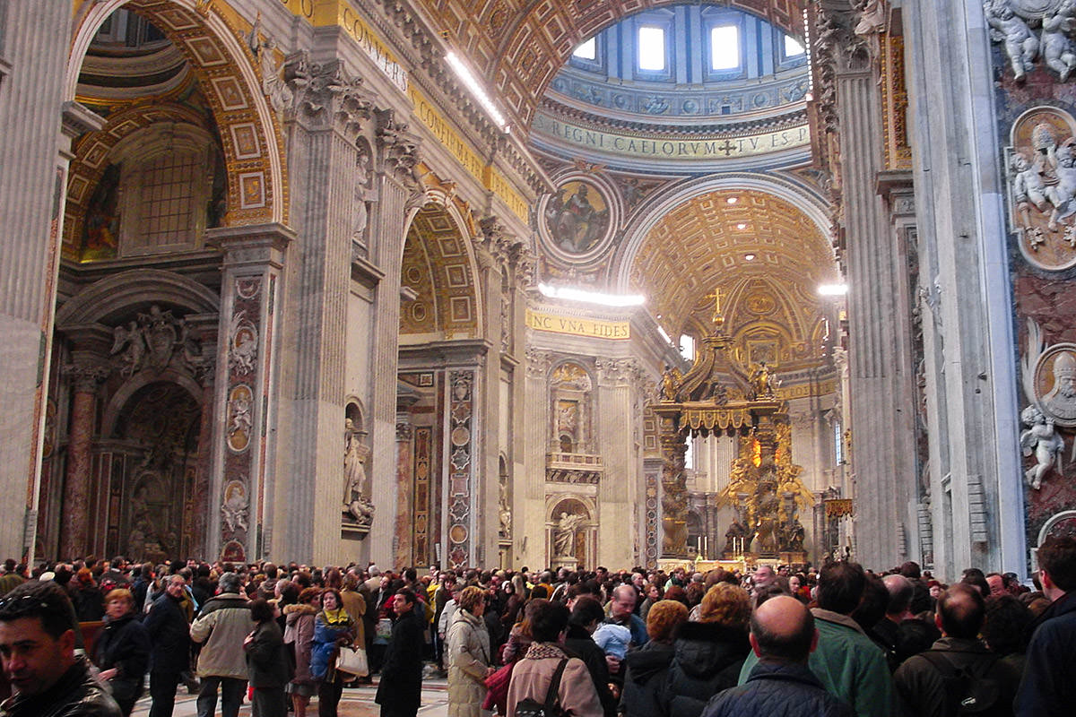 St. Peter's Basilica in Vatican City in Rome