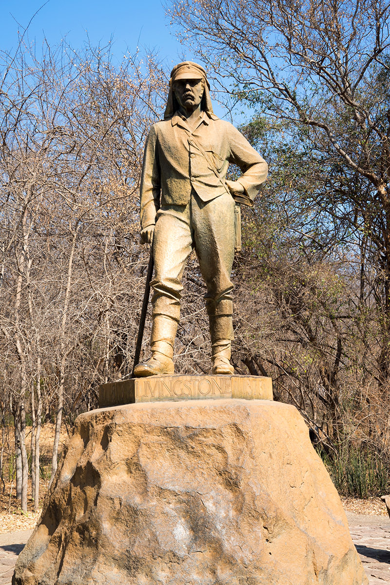 Victoria Falls Livingstone Statue