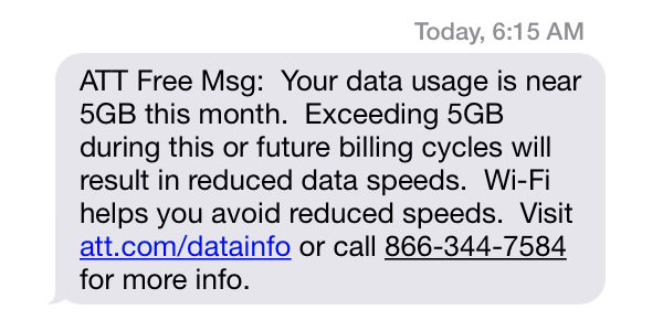 SURPRISE! YOUR DATA IS GOING TO BE THROTTLED!