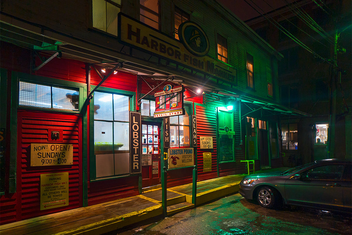 Portland's Harbor Fish Market.