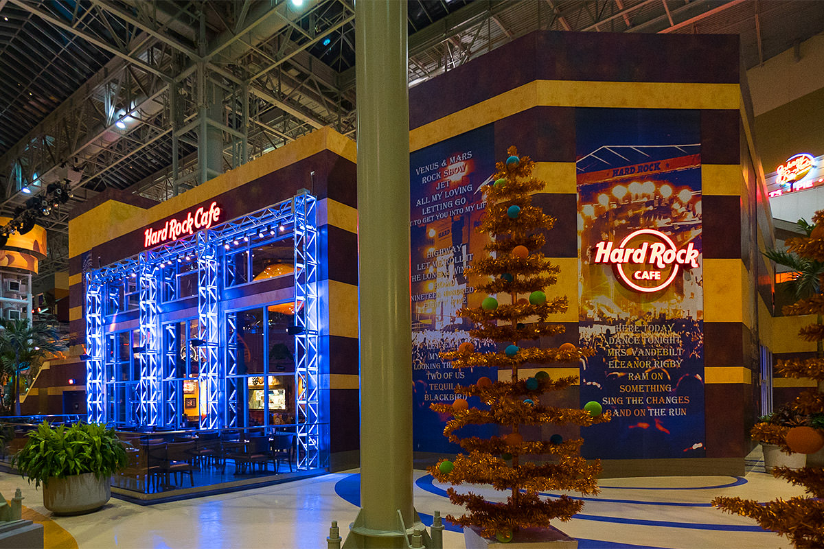 Hard Rock Cafe Mall of America at Minneapolis.