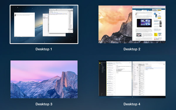 Mac OS X Spaces