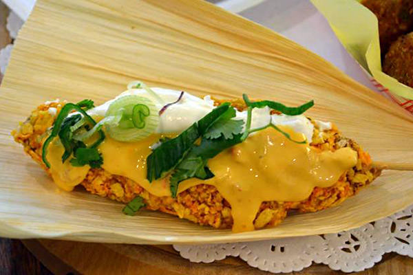 Deep-Fried Nachos on a Stick