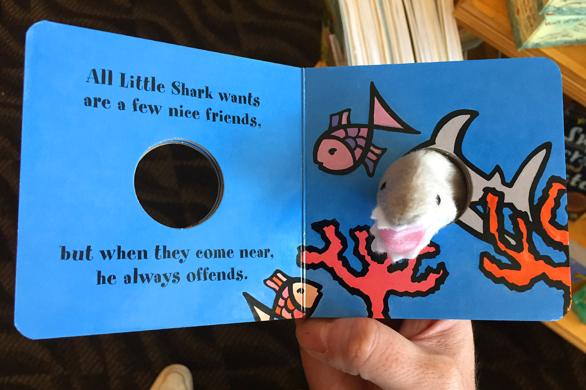 Coronado Museum Shark Finger Puppet Book
