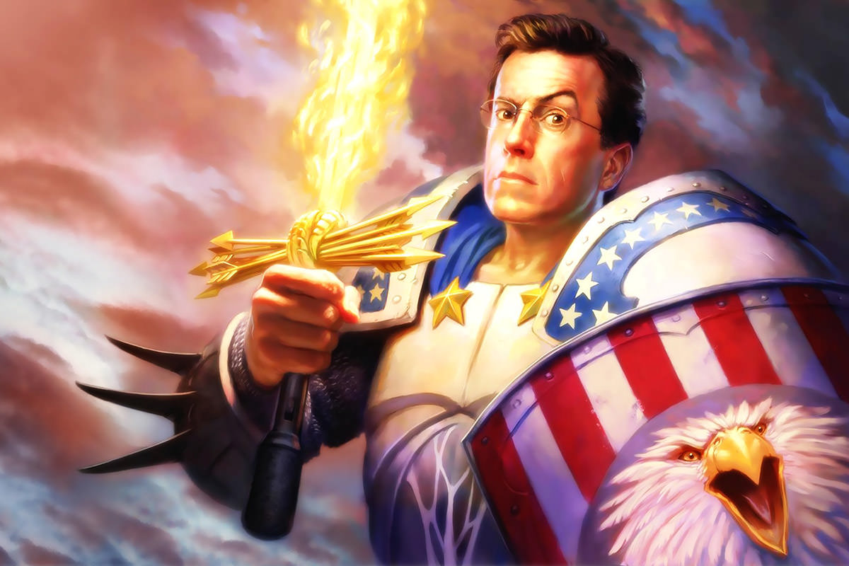 Stephen Colbert Defender of American Justice!
