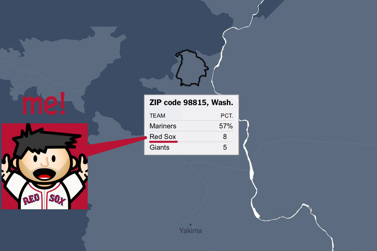 Mapping Red Sox Love