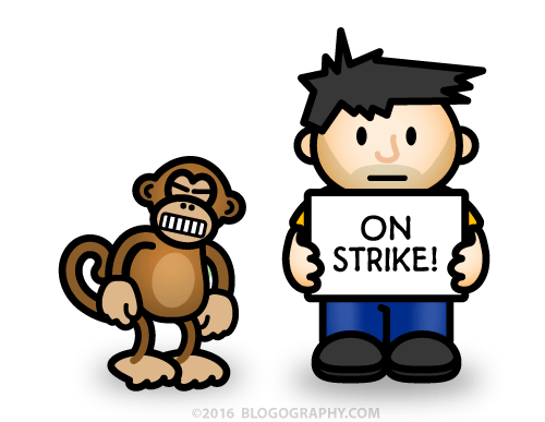 Dave On Strike!