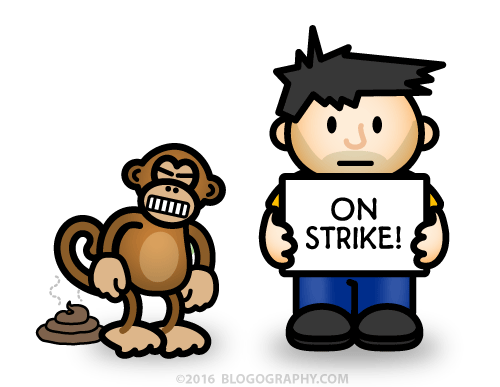 Dave On Strike!